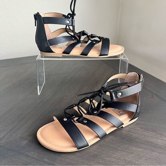 DOLCE VITA Girl’s Curse Gladiator Sandals in Black Size 1 NEW - Picture 4 of 16
